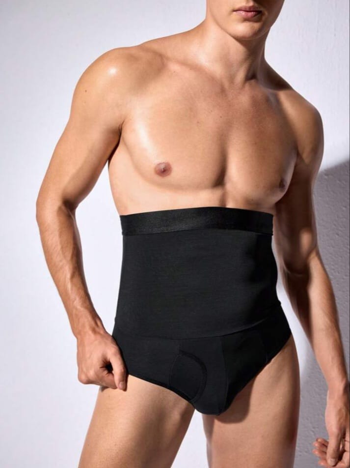 B-FIT Men's Breathable Mesh Short Bottom Shapewear